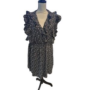 Women Chicsoul Floral Knee Length Dress Size 1X